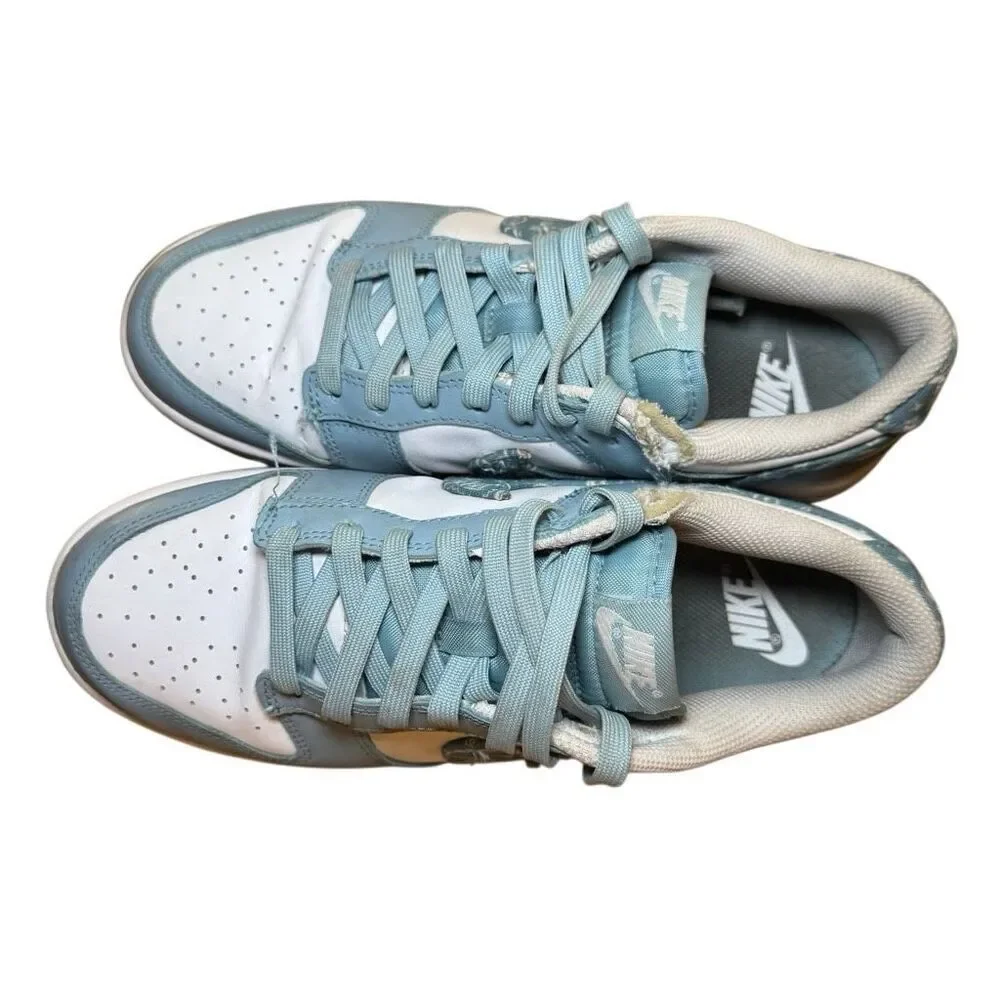 Nike Dunk Low Paisley Pack Women’s Size 9 Blue White DH4401-101 US Sneakers